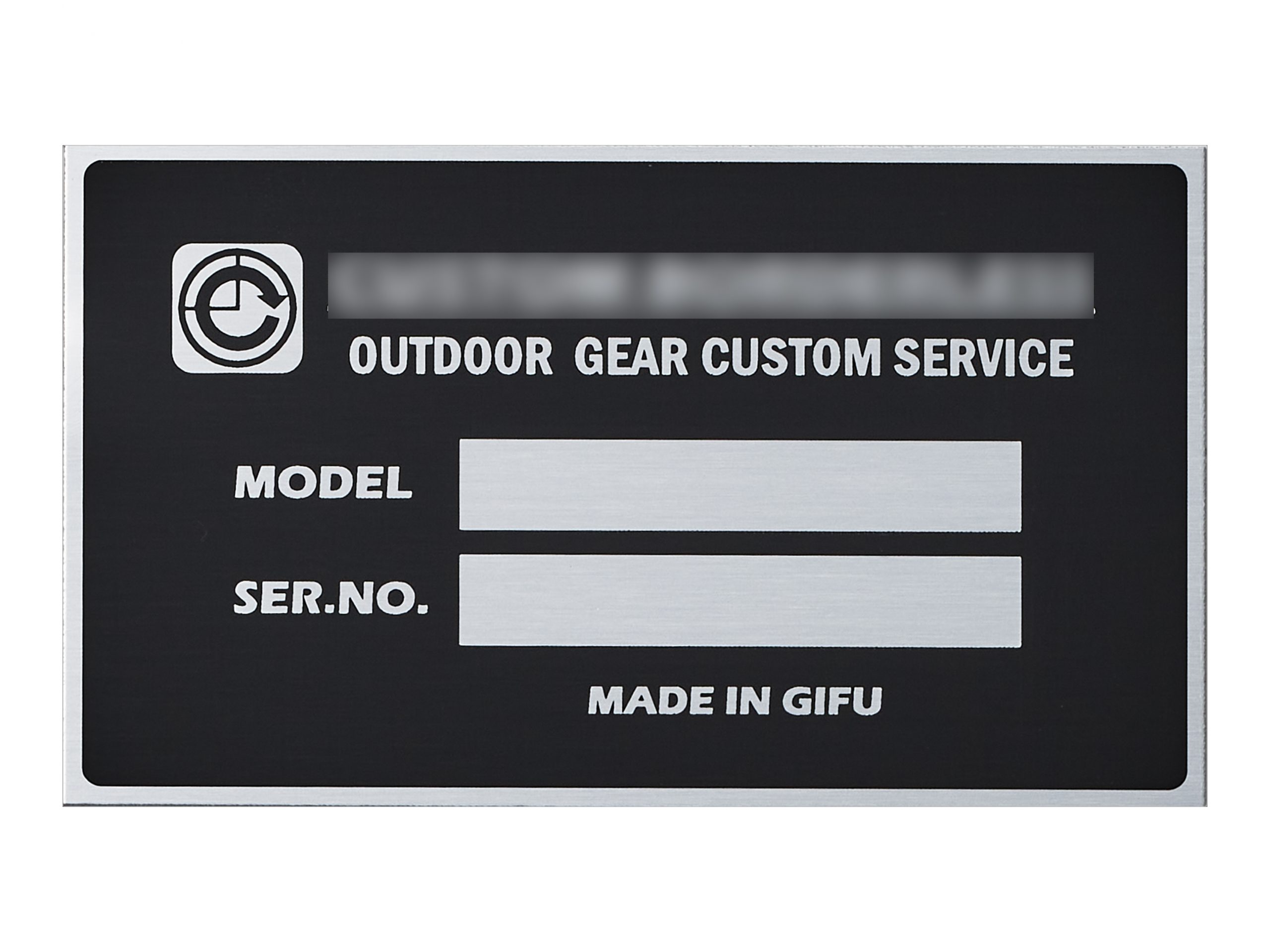 アルミ機械銘板・装置銘板