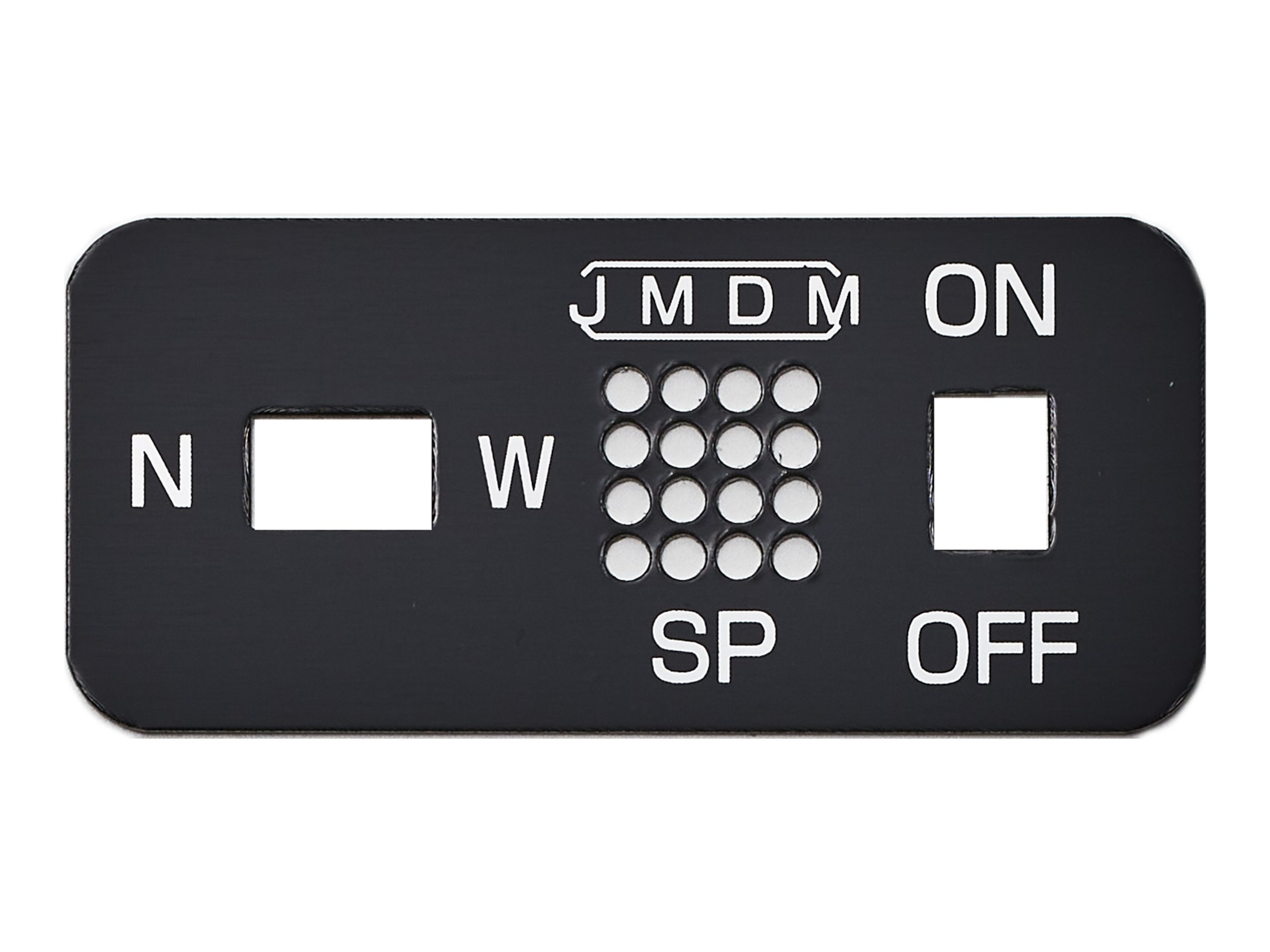 アルミスイッチ銘板