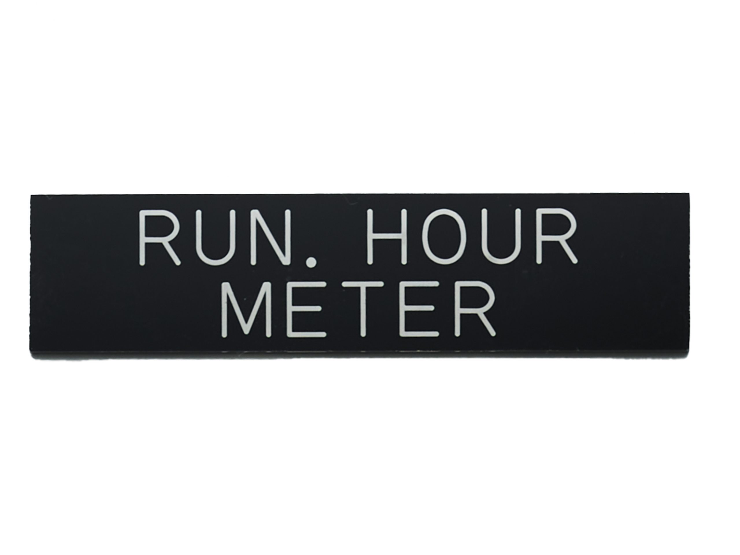 アクリルタイトル銘板　短冊銘板