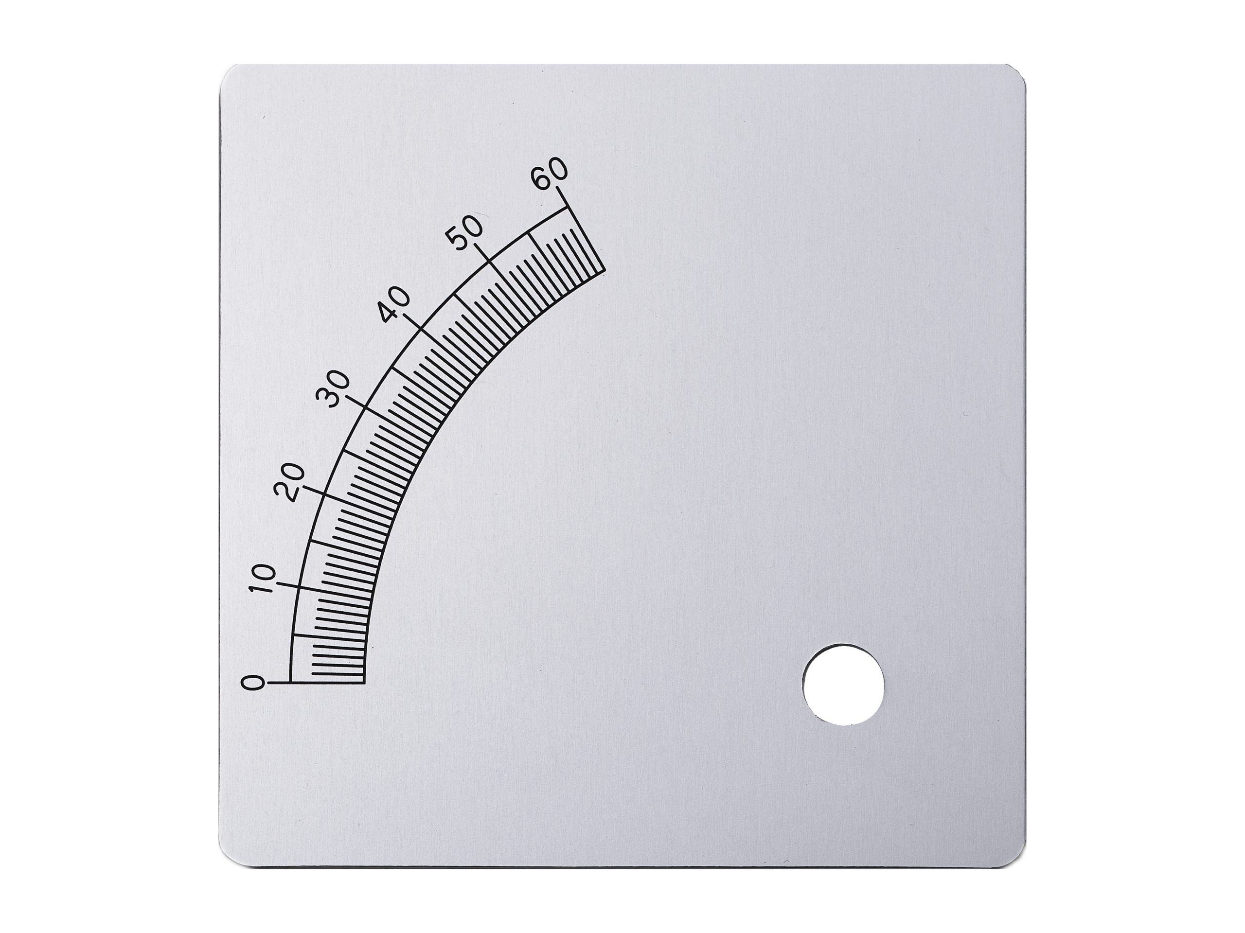 アルミ目盛銘板