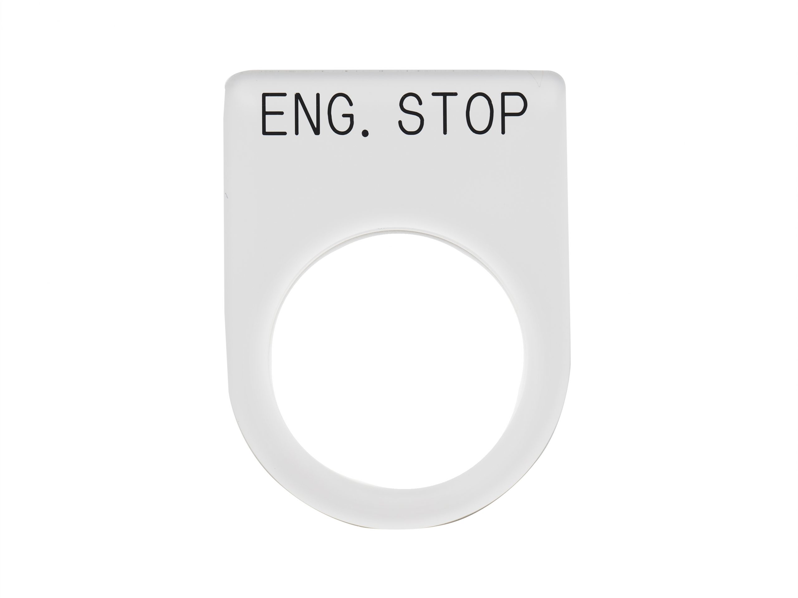 アクリルダルマ銘板　P型