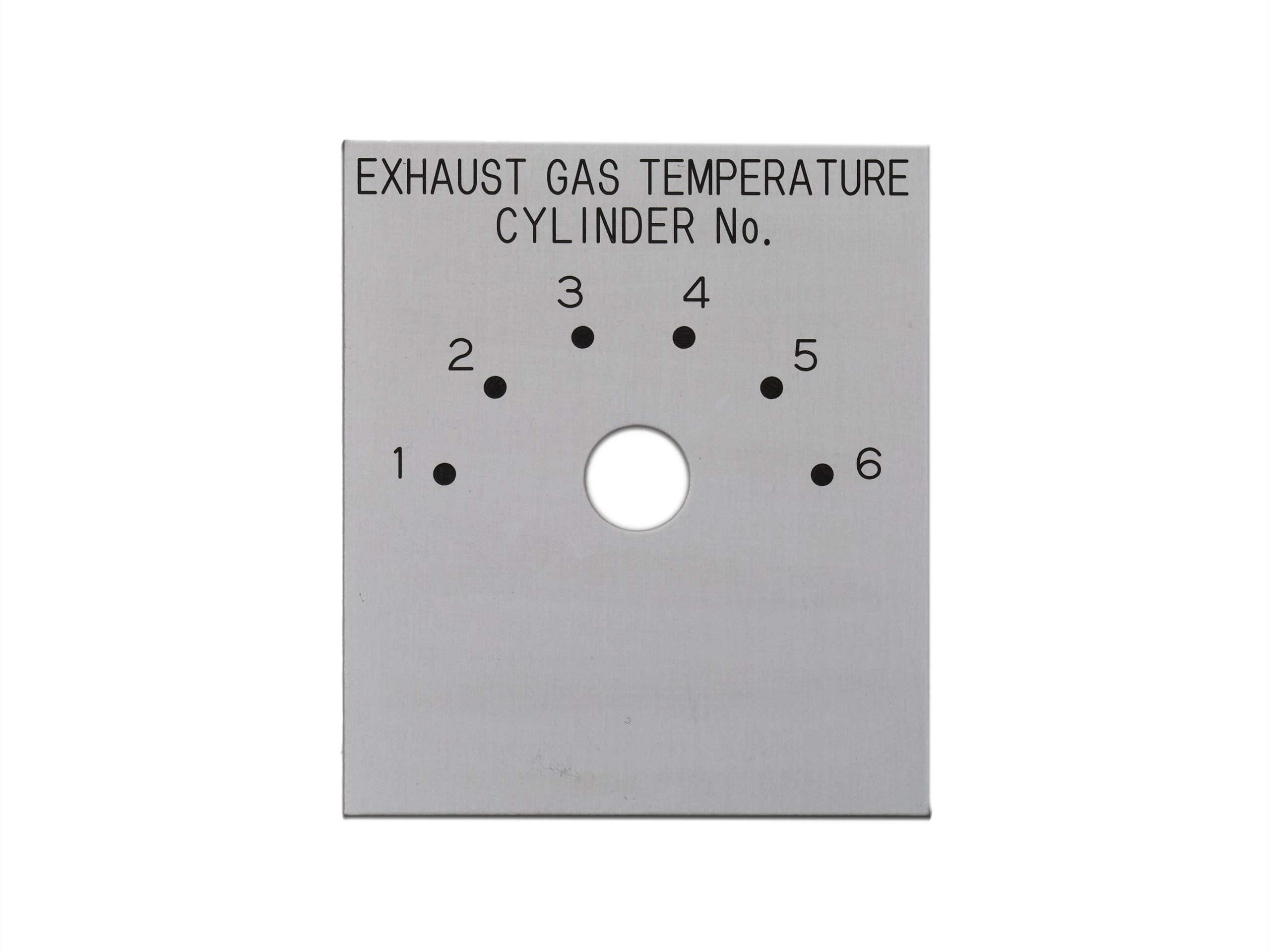 アルミ切替銘板