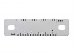 アルミ目盛銘板